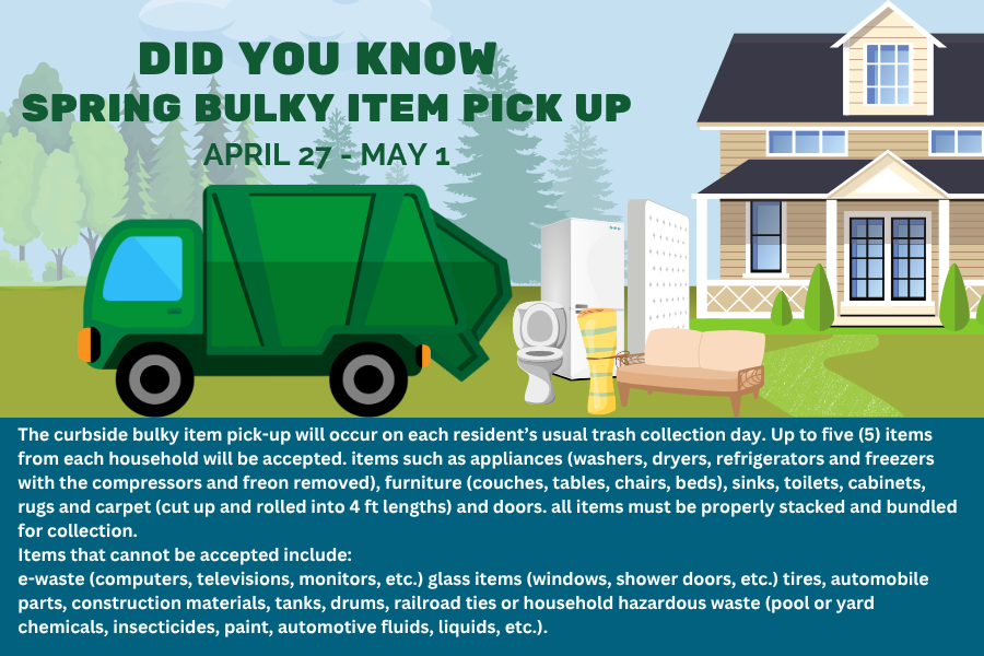 Spring Bulky Item Pick Up